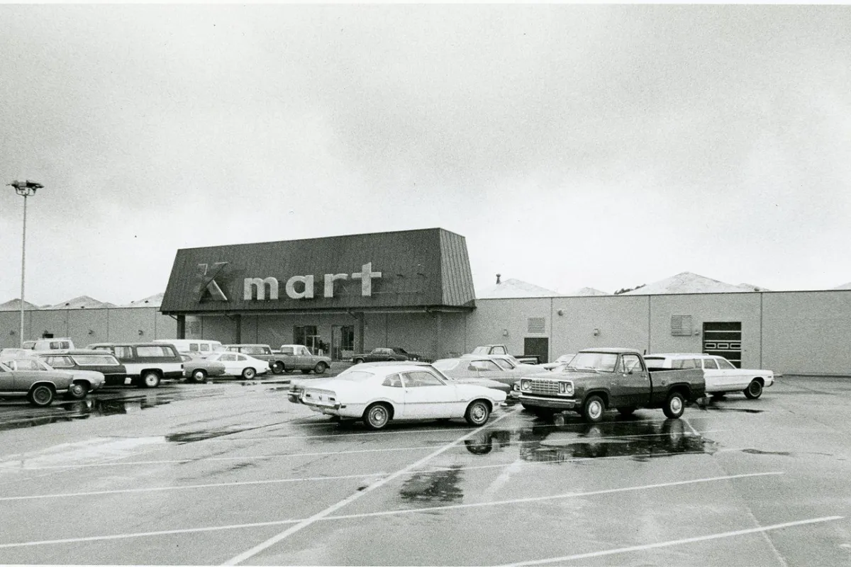 A newly opened Kmart store in the New Orleans area, 1978.