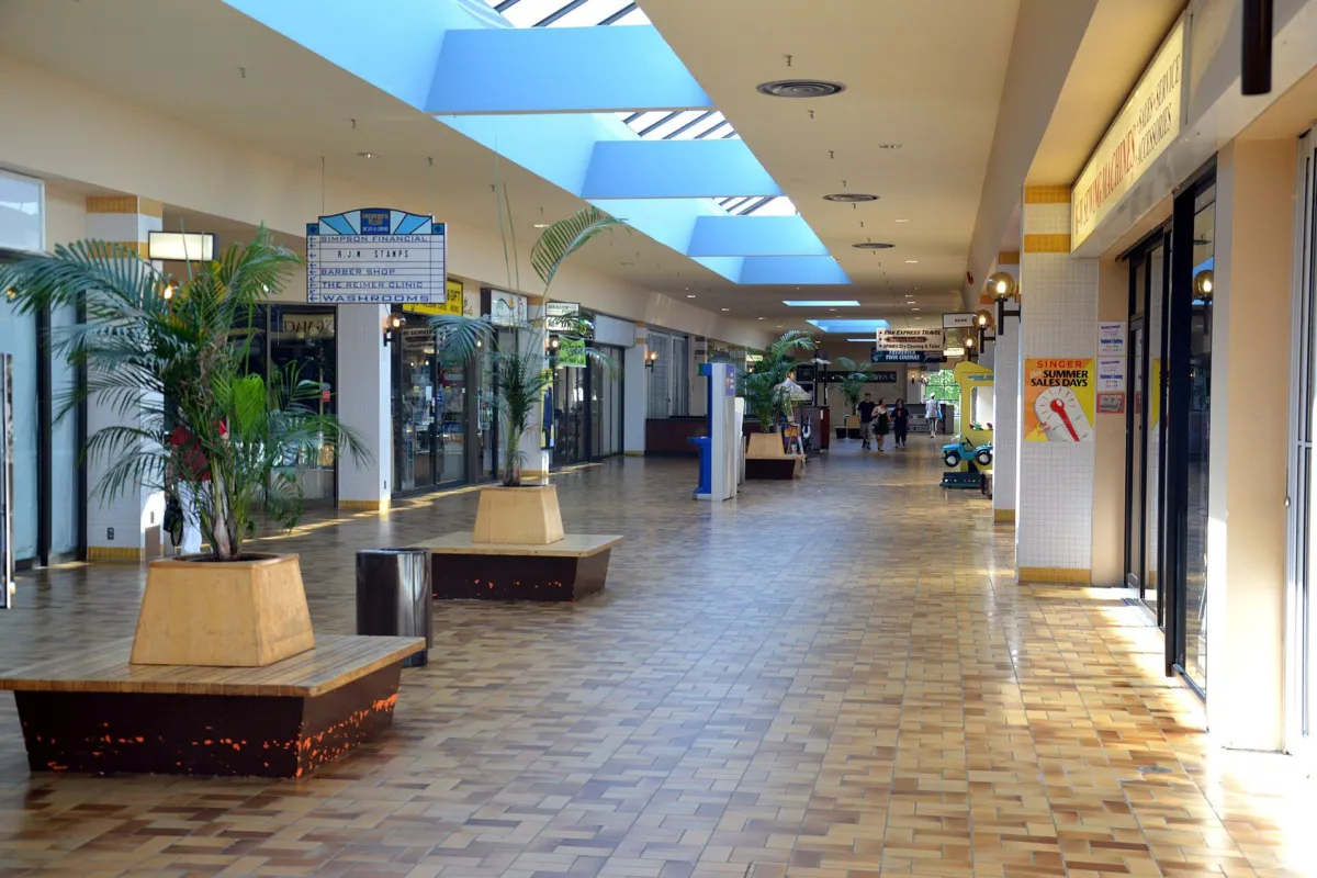 Inside Frederick Mall in Kitchener, Ontario, 2013.