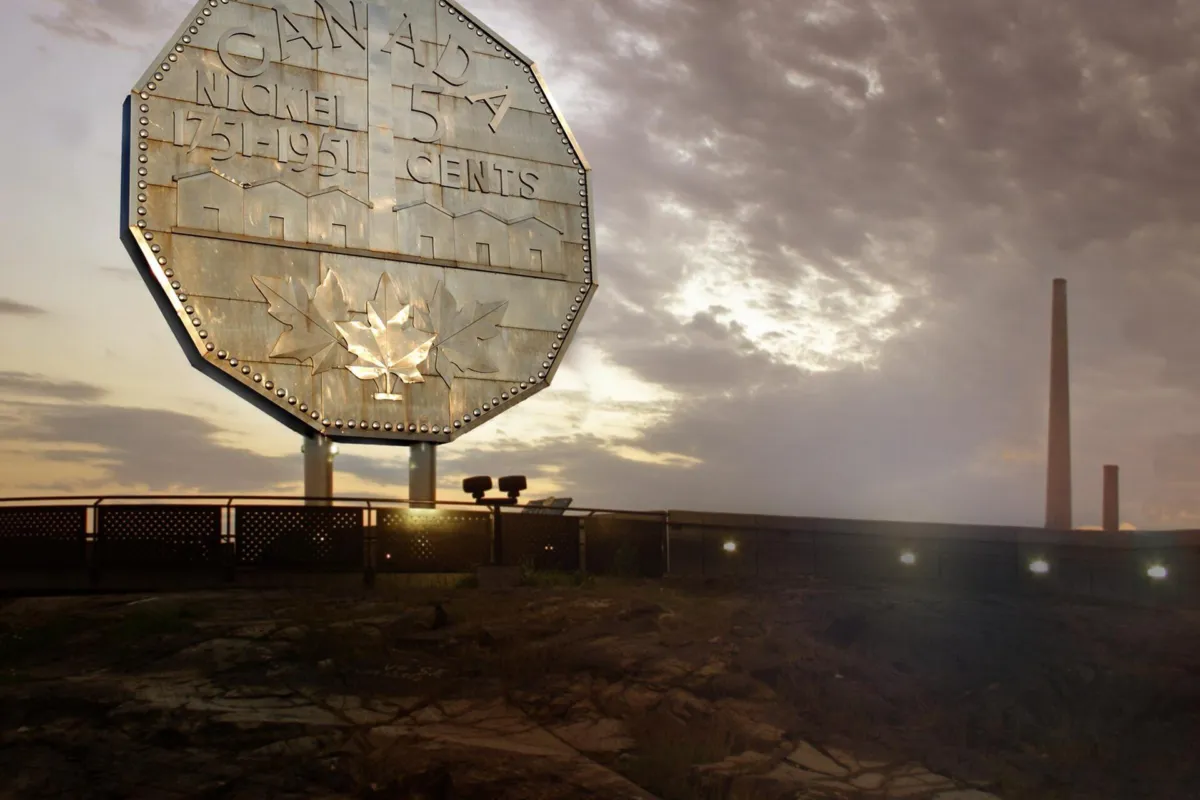 The Big Nickel at Dynamic Earth in Sudbury, 2006.
