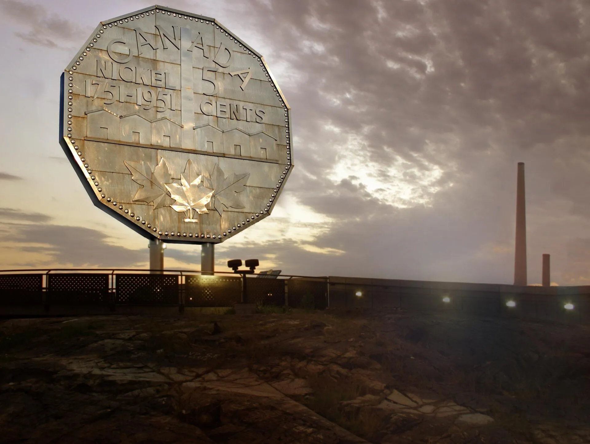 The Big Nickel at Dynamic Earth in Sudbury, 2006.