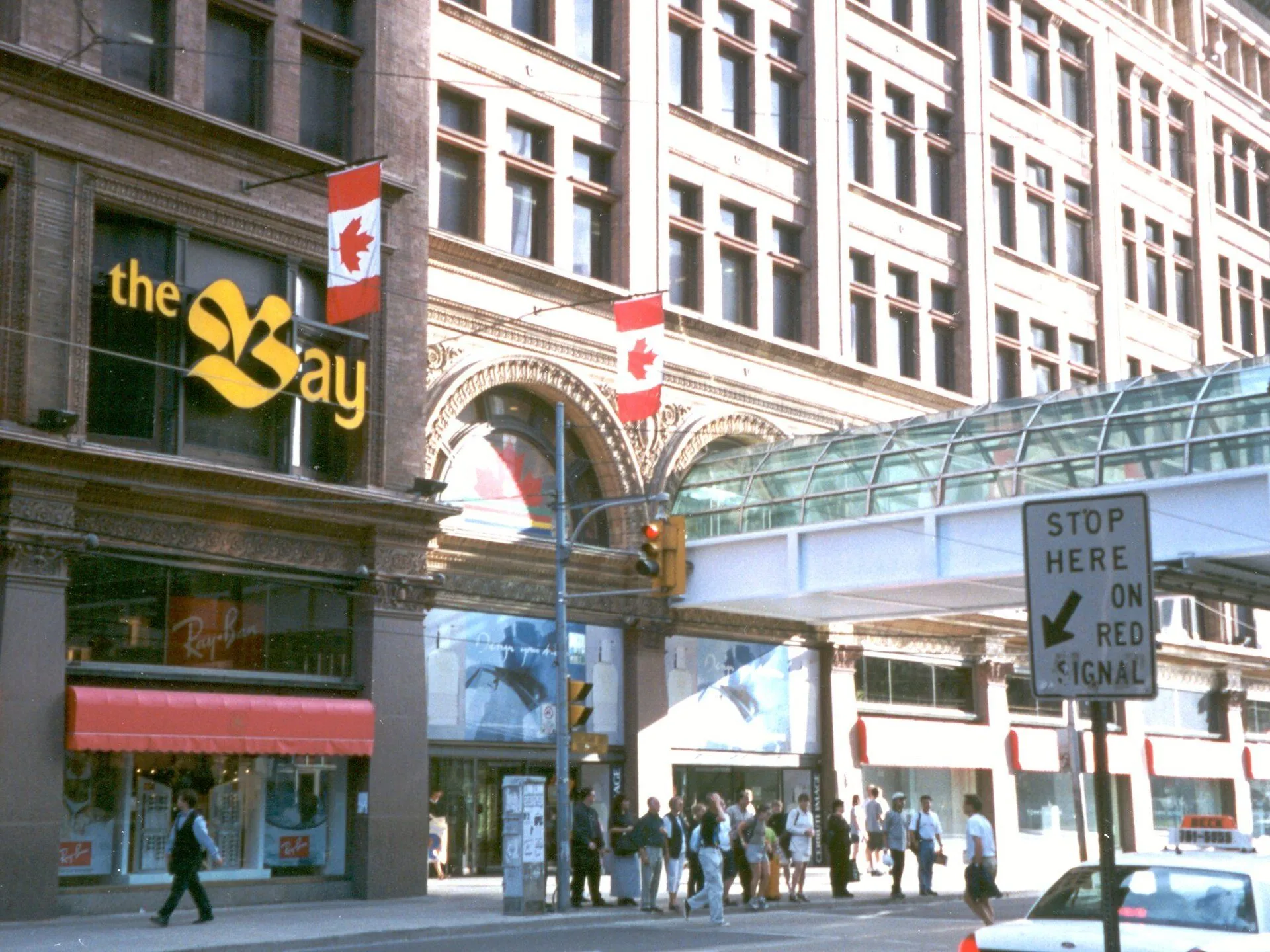 The Robert Simpson Company building's Queen Street facade, Toronto, 1999.